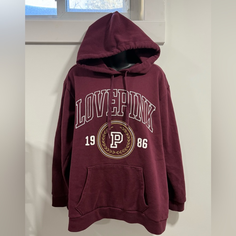 PINK Victoria's Secret Burgundy Sweatshirt